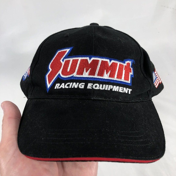 Summit Racing Equipment Baseball Cap Hat, 50 Years Black American Flag One Size - Picture 12 of 12